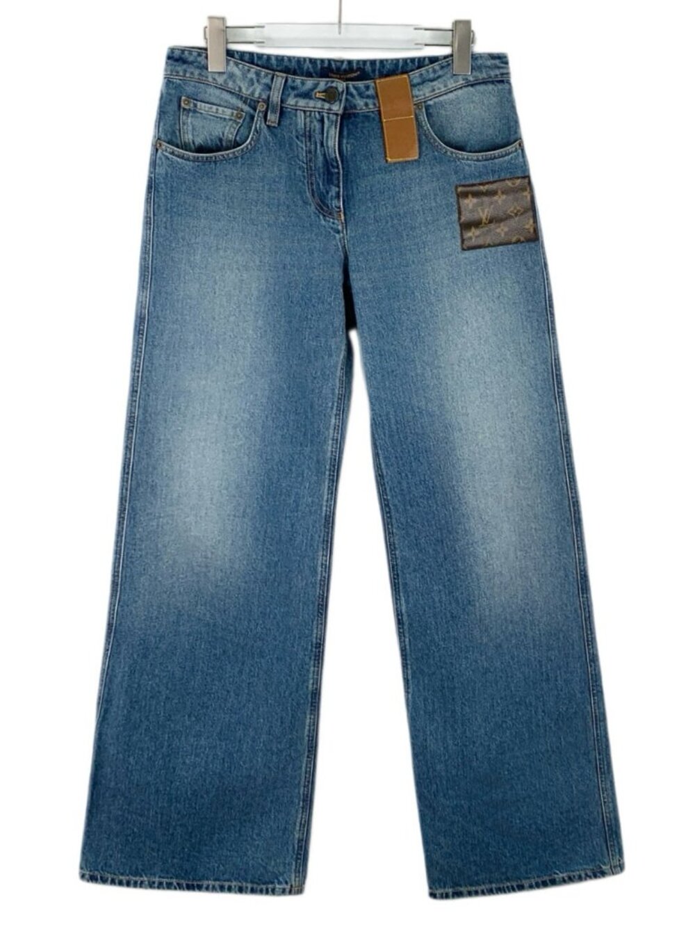 H32614 Lv 24 style blue logo old sual trousers 40 L size new storage with tag